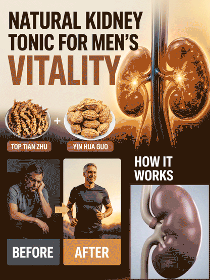 👨Men’s Daily Vitality Herbal Blend – Natural Plant-Based Wellness Support-Will